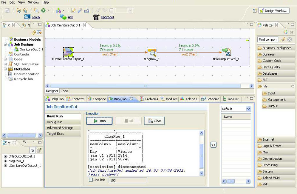 Omniture-Talend Connector